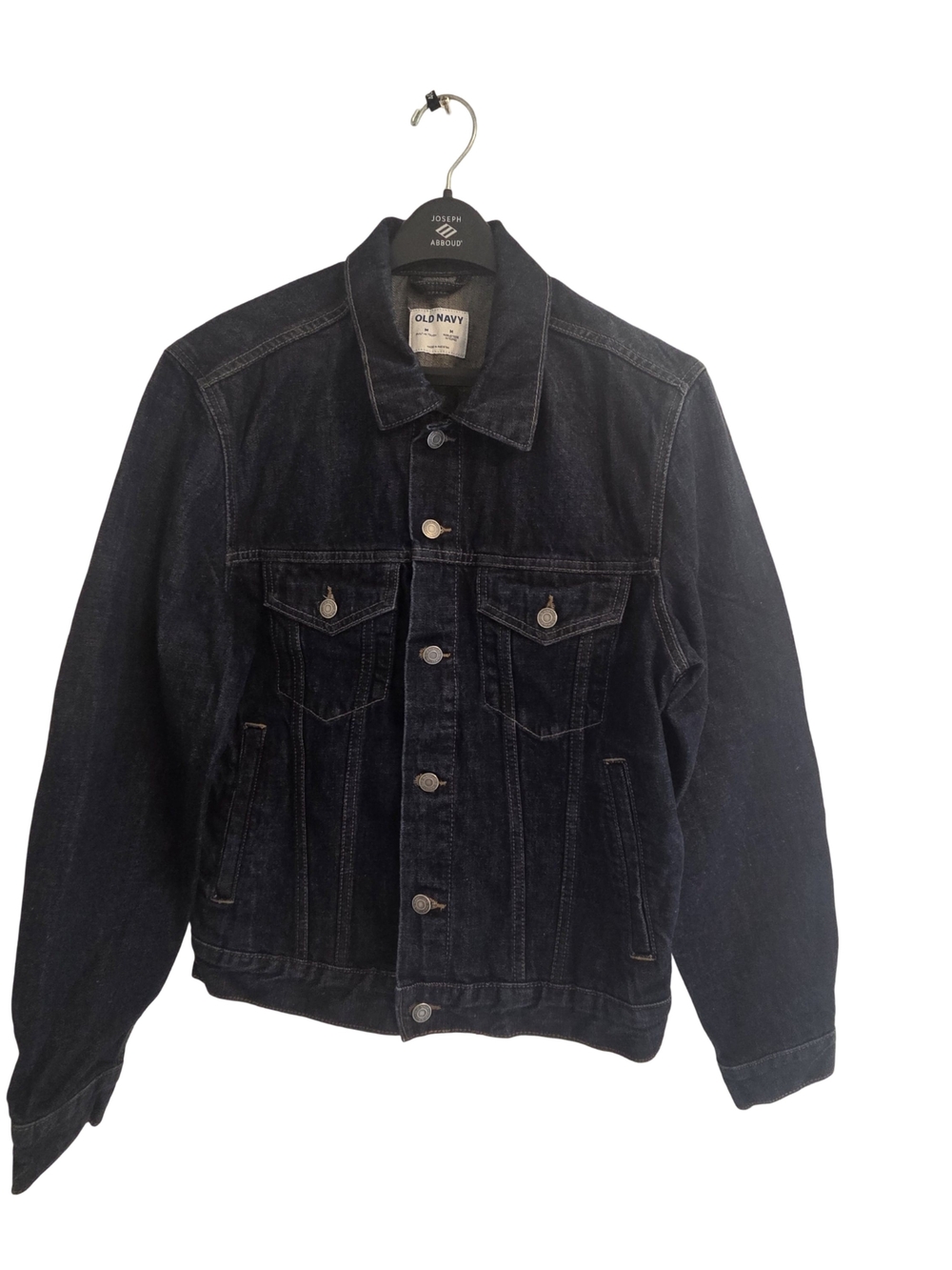 Old Navy Men's Black Denim Trucker Jacket